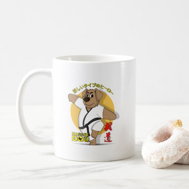 Karate Dog | Classic Mug #11 (With Donut)