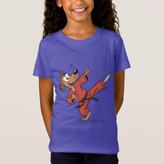 Karate Dog in Action – Funny Martial Arts Cartoon  T-Shirt