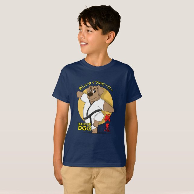 Karate Dog | Kids T-Shirt (Front Full)