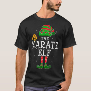 Karate Elf Group Matching Family Christmas Kids Me T-Shirt