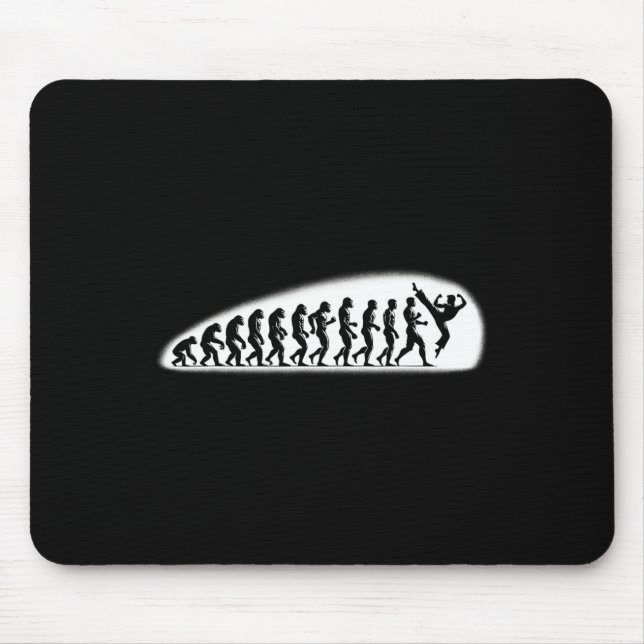 Karate Evolution Mma Kickboxing Muay Thai Jiu Jits Mouse Mat (Front)