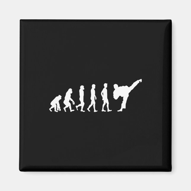 Karate Evolution Perfect Gift Judo Martial Arts Ka Magnet (Front)