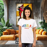 Karate Evolution Silhouette Martial Arts Design
