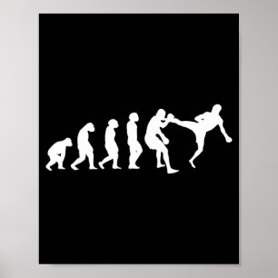 Karate Evolution Taekwondo Ju-Jutsu Kung-Fu Karate Poster