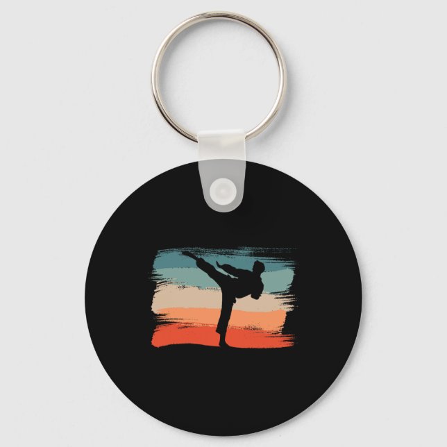 Karate Fan Article Martial Arts Accessories Traini Key Ring (Front)