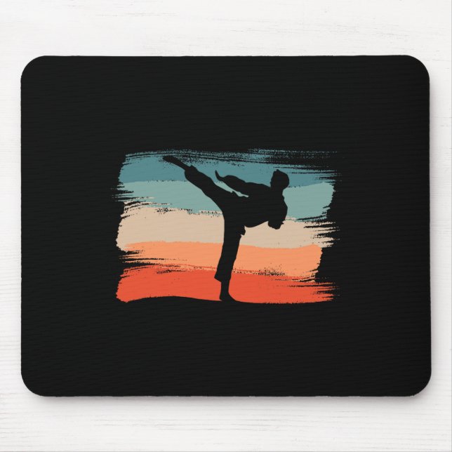 Karate Fan Article Martial Arts Accessories Traini Mouse Mat (Front)