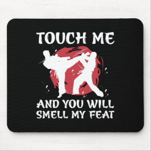 Karate Fighter Boy Youth Men Japanese Martial Arts Mouse Mat