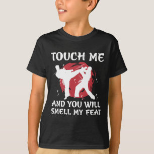 Karate Fighter Boy Youth Men Japanese Martial Arts T-Shirt