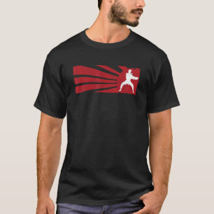 karate fighter for men martial karate retro for me T-Shirt