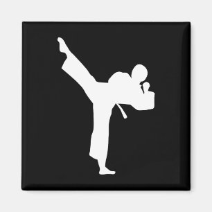 Karate Fighter Magnet