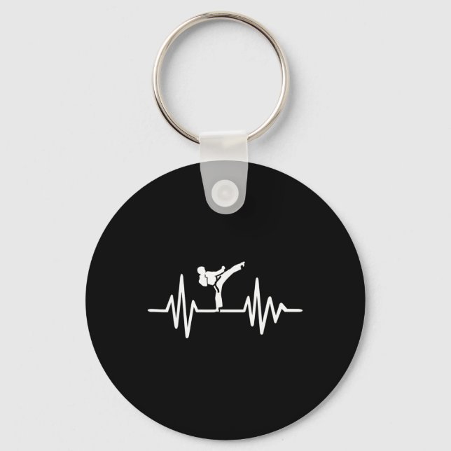 Karate Frequency  Key Ring (Front)