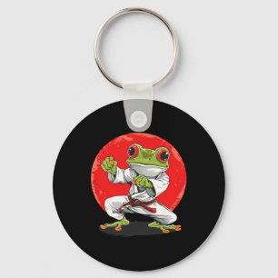 Karate Frog Martial Arts Judo Toad Kung Fu Frog Ki Key Ring
