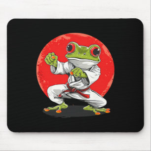 Karate Frog Martial Arts Judo Toad Kung Fu Frog Ki Mouse Mat