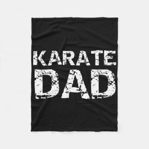 Karate Gift For Men From Son Martial Arts Vintage Fleece Blanket
