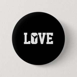 Karate Girl 5  6 Cm Round Badge