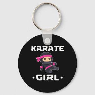 Karate Girl 6 Key Ring