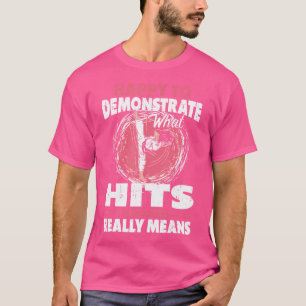 Karate Girl Hit Like A Girl Taekwondo Girl Funny K T-Shirt