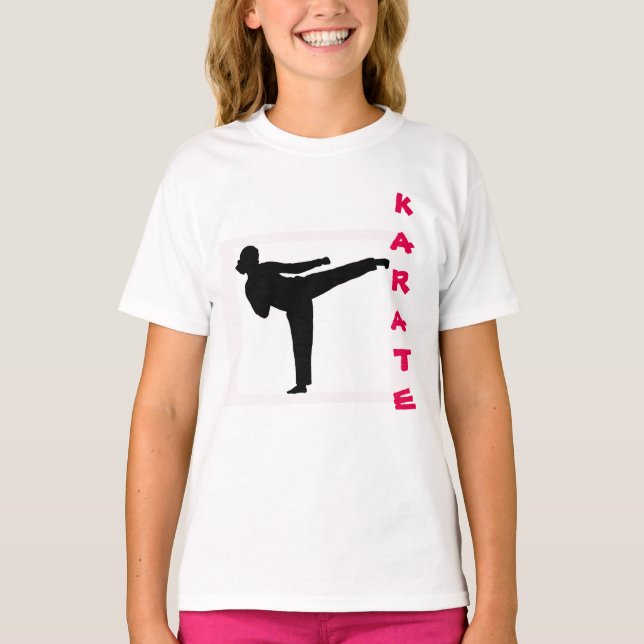 Karate Girl Long Sleeve Shirt (Front)