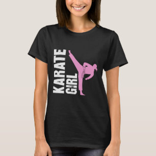 Karate Girl Martial Arts Girls Self Defence Cute T-Shirt
