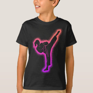 Karate Girl Martial Arts Kids Women Girls T-Shirt