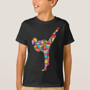 Karate Girl Martial Arts Kids Women Taekwondo Girl T-Shirt