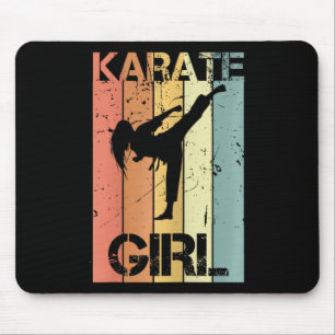 Karate Girl Mouse Mat