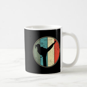 Karate Girl Retro Vintage Coffee Mug