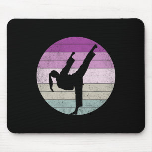 Karate Girl Saying Martial Arts  Mouse Mat