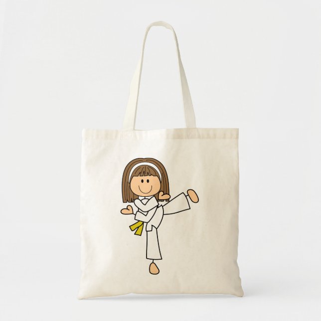 Karate Girl Tote Bag (Front)