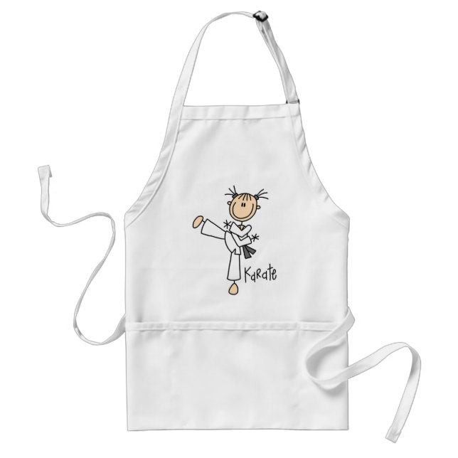Karate Girl Tshirts and Gifts Standard Apron (Front)