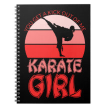 Karate Girl You Get A Kick Out Of Me Retro Sunset