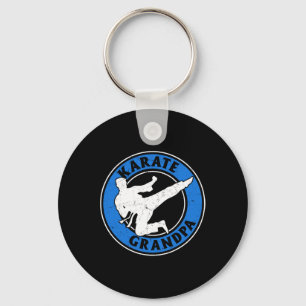 Karate Grandpa Karate Fighting Grandpa Karate Figh Key Ring