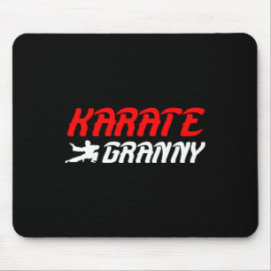 Karate Granny Proud Karate Granny Grandma Mouse Mat