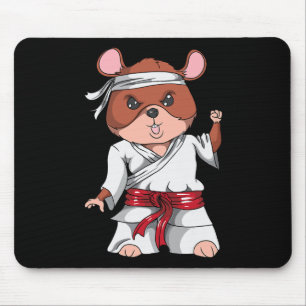 Karate Hamster Kickboxing Martial Art Jiu Jitsu Fa Mouse Mat
