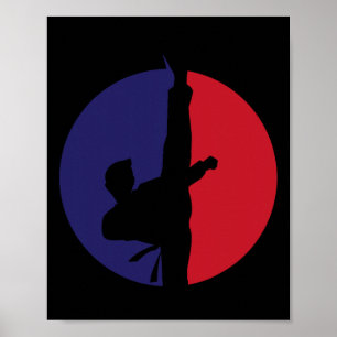 Karate Icon  Poster