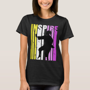 Karate Inspire Cute Colours Inspirational Motivati T-Shirt