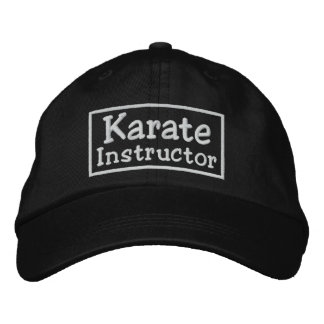Karate Instructor Embroidered Hat