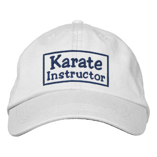 Karate Instructor Embroidered Hat