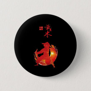Karate Instructor Karate Students Karate Calligrap 6 Cm Round Badge