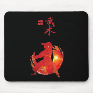 Karate Instructor Karate Students Karate Calligrap Mouse Mat