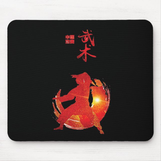 Karate Instructor Karate Students Karate Calligrap Mouse Mat (Front)