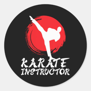 Karate Instructor Karate Teacher Karate Instructor Classic Round Sticker