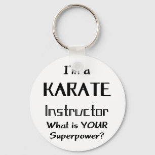 karate instructor key ring