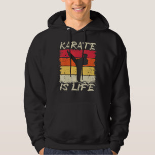 Karate Is Life Vintage Sports Hoodie