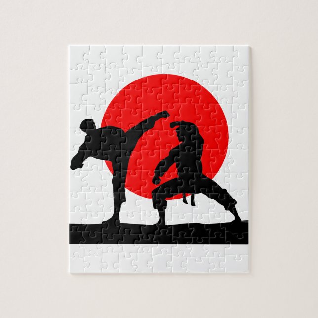 Karate Japan Jigsaw Puzzle (Vertical)