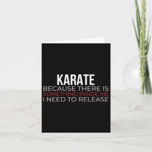 Karate Japanese Martial Arts Shotokan Martial Arti Card