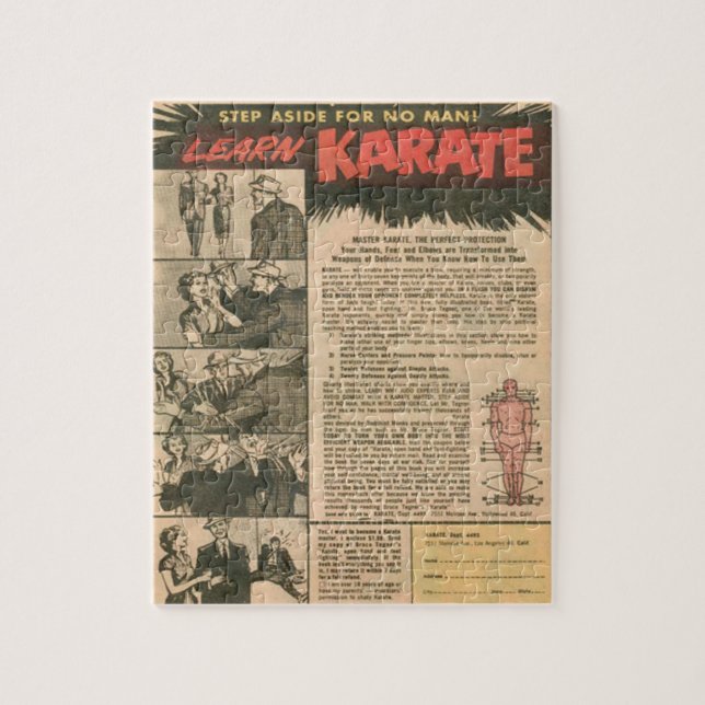 Karate Jigsaw Puzzle (Vertical)
