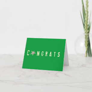 Karate Kat Graphics congrats card