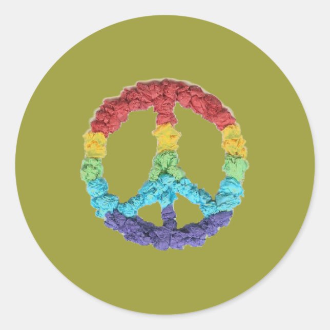 Karate Kat Graphics peace sticker (Front)