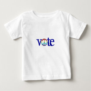 Karate Kat Graphics "vote" baby T-Shirt